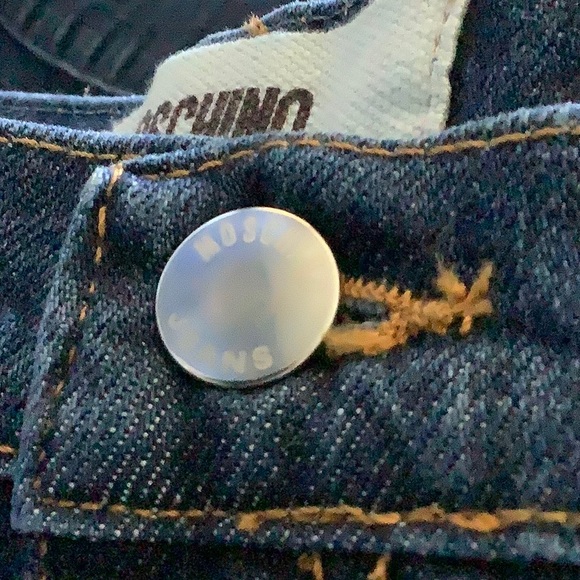MOSCHINO Denim Straight Leg Jeans Blue 28 - Picture 11 of 12